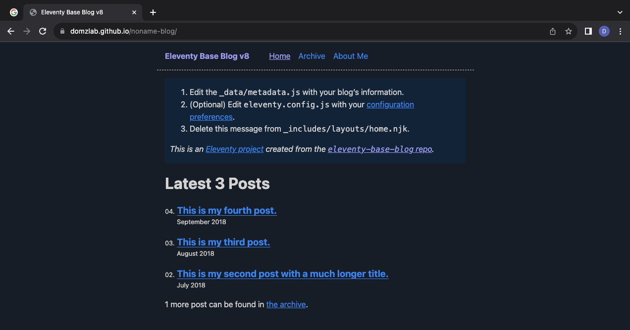 11ty site